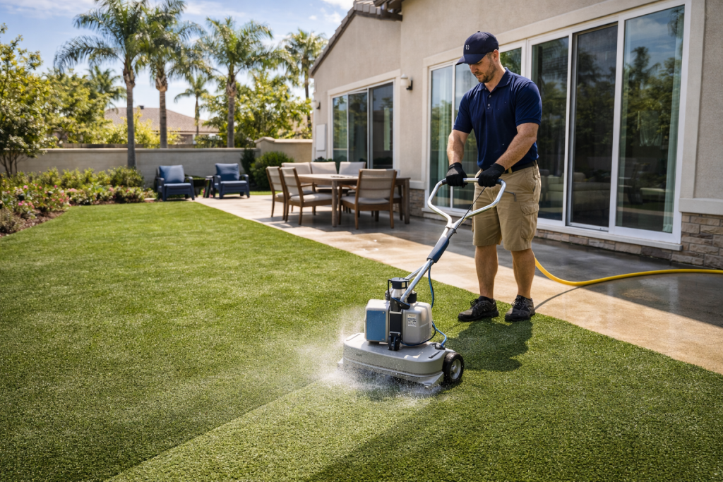 Artificial Grass Cleaning
