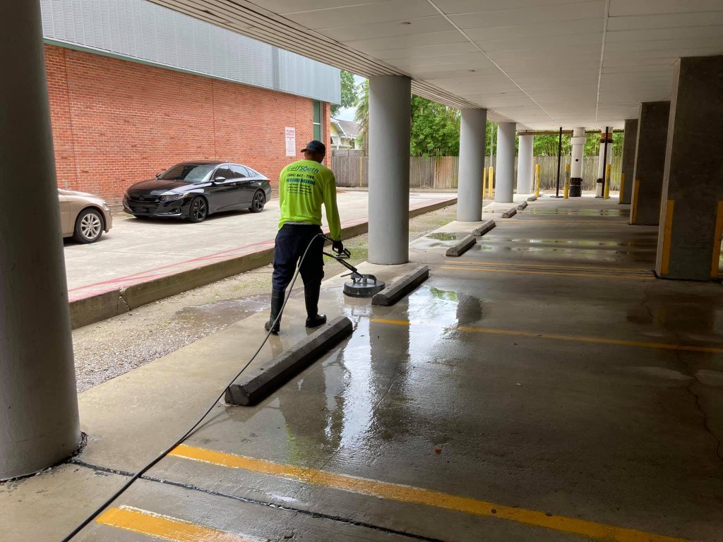 Parking Structure Cleaning