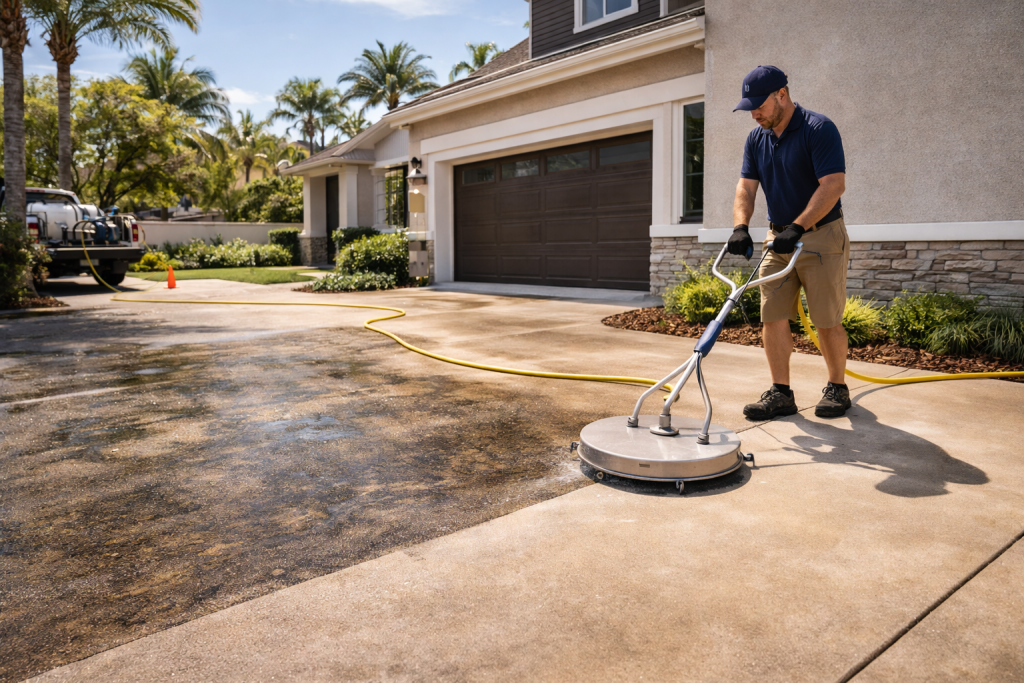Driveways & Concrete Cleaning