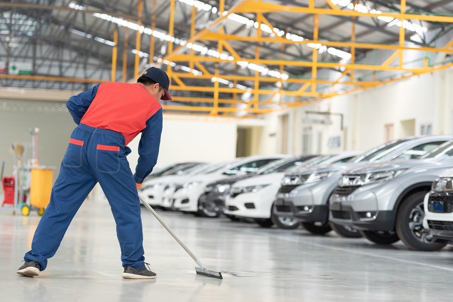 Car Dealership Cleaning